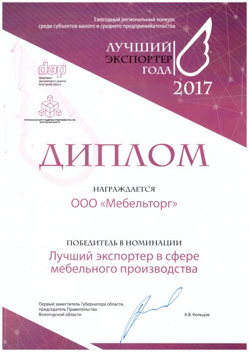 Лучший экспортер года